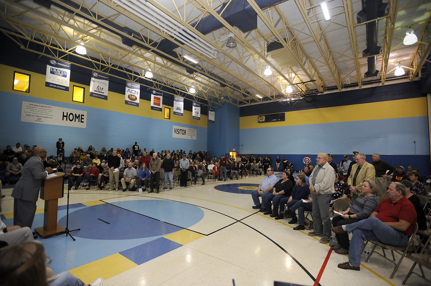 Veterans Day Ceremony at the Boys and Girls Club